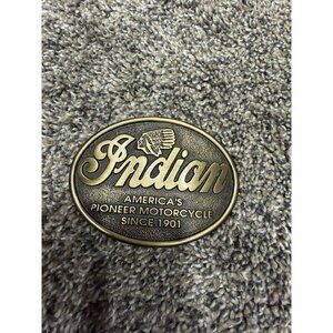 Indian Motorcycles Belt Buckle EUC